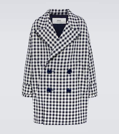 Atlanta houndstooth wool-blend blazer in brown - Max Mara