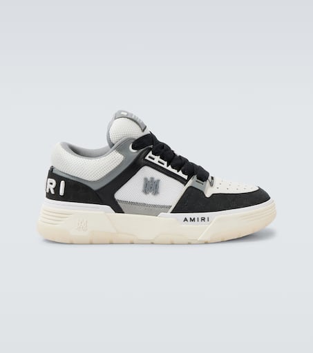 Ma-1 debossed leather sneakers in black - Amiri | Mytheresa