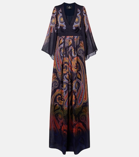 etro maxi dress sale Etro Paisley Print Maxi Dress IT 42 (US 6) New With Tags