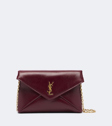 Cassandre Small leather pouch with strap