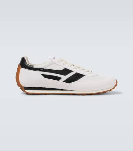 【関税込み】TOM FORD ブラウン Mick スエード スニーカー Mick suede-trimmed sneakers in white - Tom Ford | Mytheresa