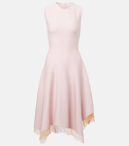 【Alexander McQueen】★lace-insert midi dress Alexander McQueen lace-insert Midi Dress | Pink | FARFETCH