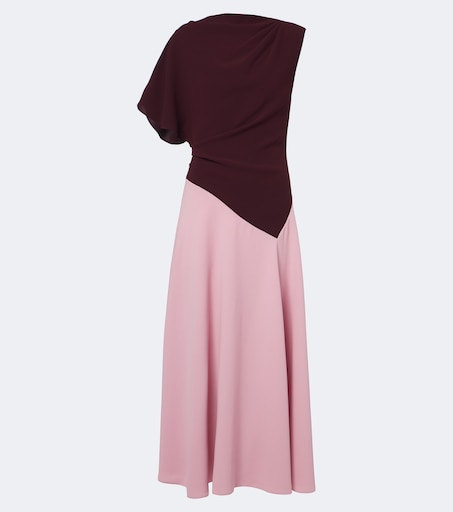 【ROKSANDA】 PINK×NAVYノースリーブ TRAPEZE DRESS ROKSANDA for Women Online | Mytheresa