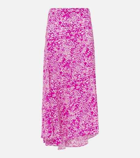 Hortensia printed silk-blend maxi skirt in multicoloured - Isabel