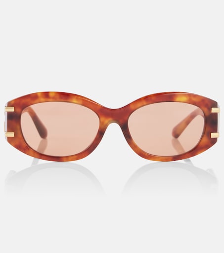 DG oval sunglasses in brown - Dolce Gabbana | Mytheresa display picture 1