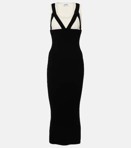 JEAN PAUL GAULTIER ゴルチェ ワンピース Ribbed-knit 1072602 Jean Paul Gaultier ribbed-knit Corset Dress | Neutrals
