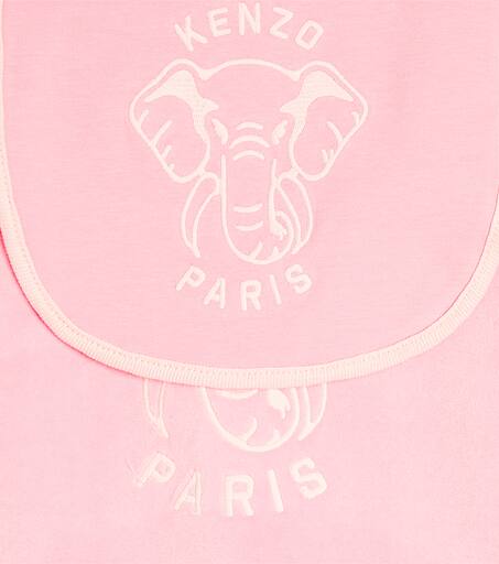 Kenzo Baby bodysuit, bib, and beanie set - BABY & KIDS