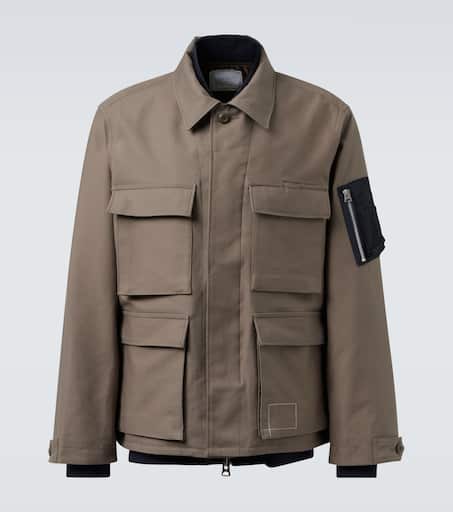 Buy Nylon Twill Blouson for Women Online | Sacai | Le Mill