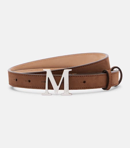 MAX MARA Mclassic 20 ロゴ スエード ベルト マックスマーラ Max Mara MAX MARA ベルト MGRAZIATA25 レザー M