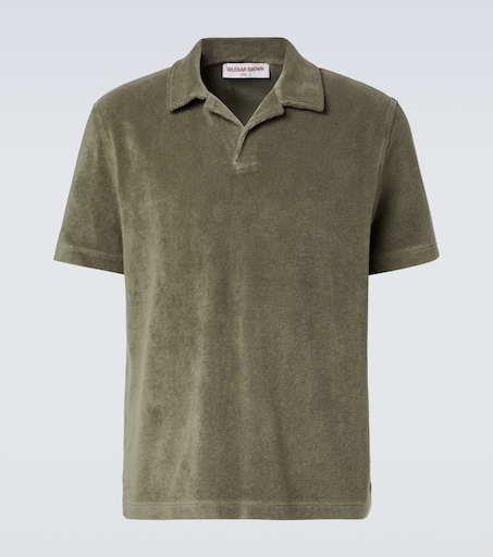 Orlebar Brown Terry Resort cotton terry polo shirt