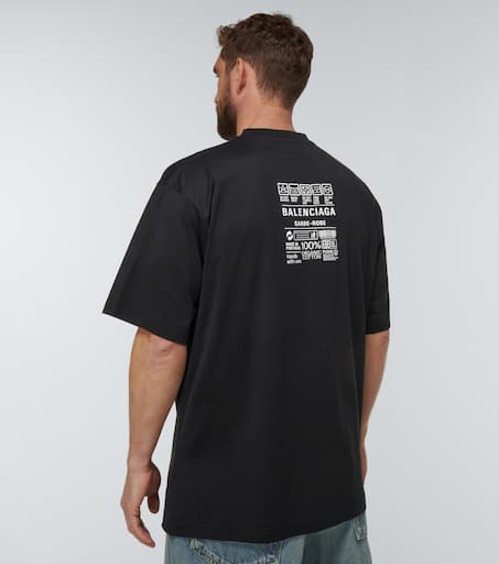 Balenciaga mode black t 2025 shirt