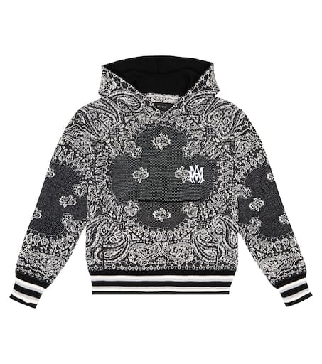 AMIRI☆BANDANA HOODIE Amiri Men's Bandana Knit Hoodie | Neiman Marcus