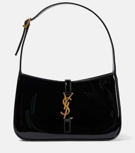 品多く leather patent 7 à 5 Le shoulder Saint - black in bag バッグ