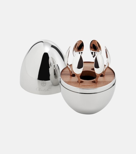 シルバーコーヒー スプーンセット #Christofle Mood 雑貨6pcs Mood Coffee set of 6 silver-plated espresso spoons in silver