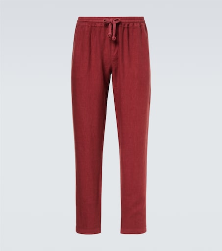FEDELI Linen tapered pants - Men's Clothing