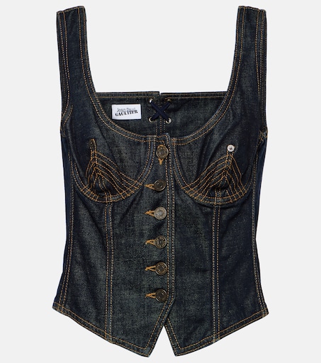 Jean Paul Gaultier - Denim bustier