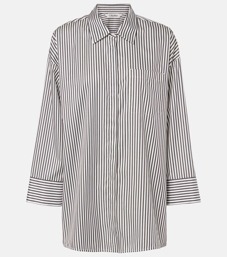 Bluse Fano aus Baumwoll-Twill in Schwarz - S Max Mara | Mytheresa