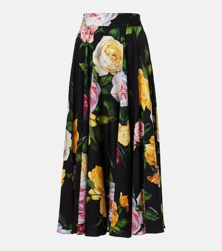 スカート Dolce & Gabbana Dolce & Gabbana Viscose Midi Skirt DOLCE&GABBANA | White Women's Midi Skirt | YOOX