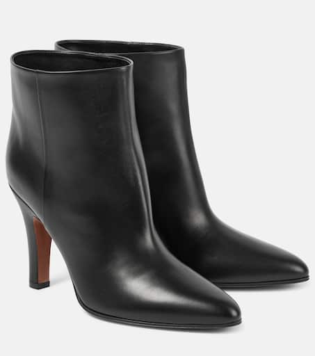 ショートブーツ・ブーティ The Row Prudens 90 leather ankle boots P00949268.jpg