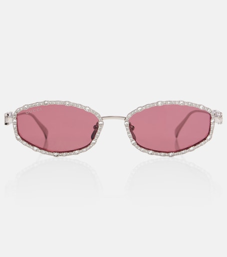 Polarized Womens 2 Tone 60mm Rhinestone Studded Oval Fit Over Sunglasses Purple Polarized Womens 2 Tone 60mm Rhinestone Studded Oval Fit Over Sunglasses Purple