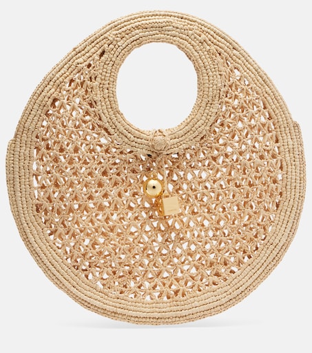 Spiaggia Small raffia basket bag in beige - Jacquemus | Mytheresa