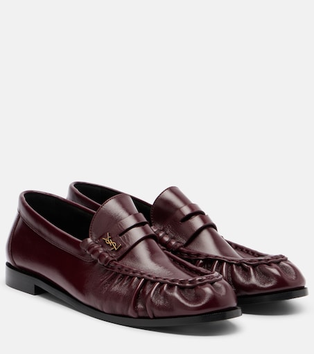 Le Loafer velvet penny loafers