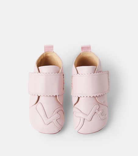 Christian Louboutin Kids 베이비 이지 러브 가죽 부티