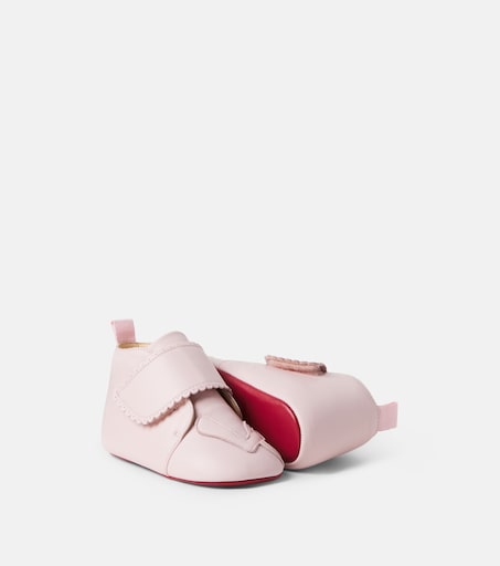 Christian Louboutin Kids 베이비 이지 러브 가죽 부티