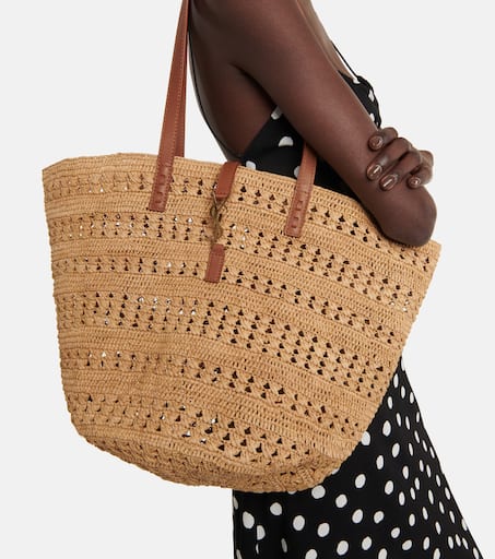 Panier medium bag in raffia clearance