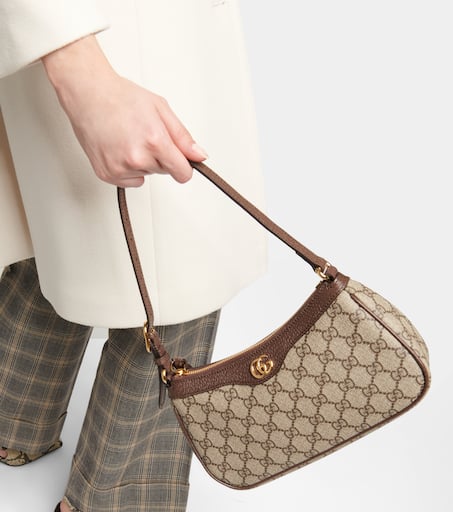 Ophidia Small GG Supreme shoulder bag in beige Gucci Mytheresa