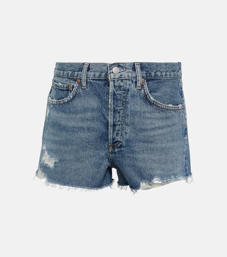 Agolde parker shorts white new arrivals