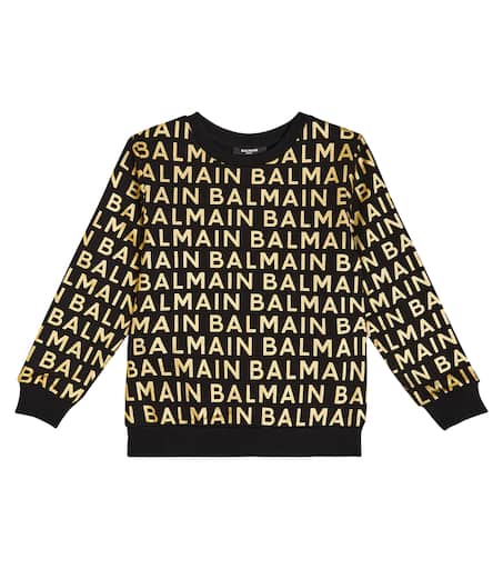 【BALMAIN】 Logo-Embroidered Cotton-Jersey Sweatshirt Balmain Logo-Embroidered Cotton-Jersey Sweatshirt | mrporter