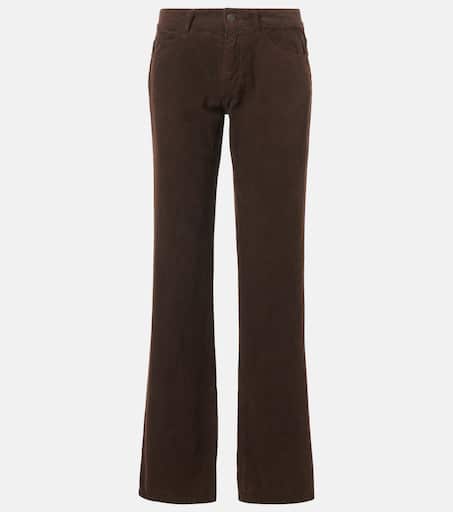 パンツ [The Row] Carlyl Pant in Corduroy Carlyl Pant Brown in Corduroy – The Row