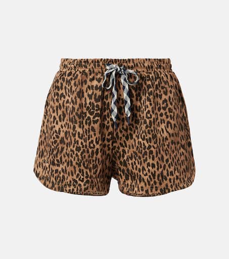 THM Leopard shorts Brown 水着・ラッシュガード - 水着