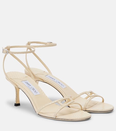【関税&送料込】Jimmy Choo Brown Suede Leo 65 Sandals 1998 Leo 65 |Chocolate Suede Sandal | JIMMY CHOO