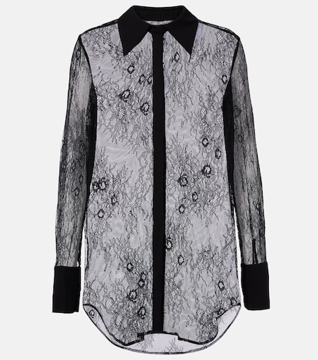 Allen floral lace shirt