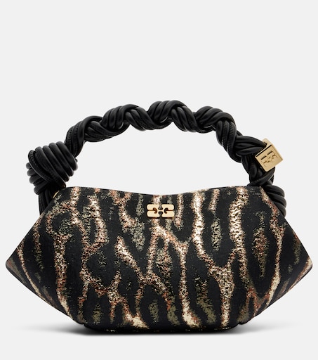 Bou Mini leopard-print cloqué top-handle bag