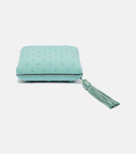 Canvas jewelry box in blue - Sophie Bille Brahe | Mytheresa