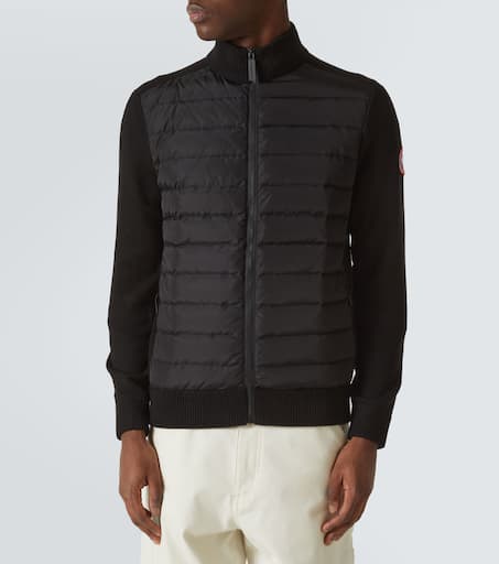 HyBridge knitted jacket in black Canada Goose Mytheresa