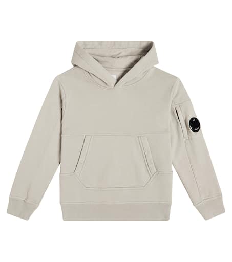 スウェット・トレーナー C.P. COMPANY FLEECE HOODIE CP Company Diagonal Raised Men's Fleece Hoodie Green