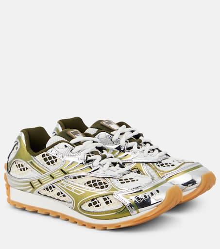 スニーカー *BOTTEGA VENETA* Orbit Sneakers Mud White 755915V2X402848 75 Orbit sneakers in white - Bottega Veneta | Mytheresa