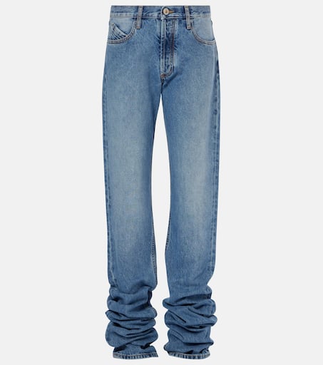 ■SATUR■ W Lane mid-rise straight denim pants indigo blue S Style & Co Straight Leg Mid Rise Long Length Jeans Size 6L