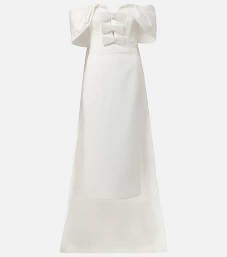 ◆関税込◆【REBECCA VALLANCE】Rory crepe midi dress Rory crêpe midi dress in white - Rebecca Vallance | Mytheresa