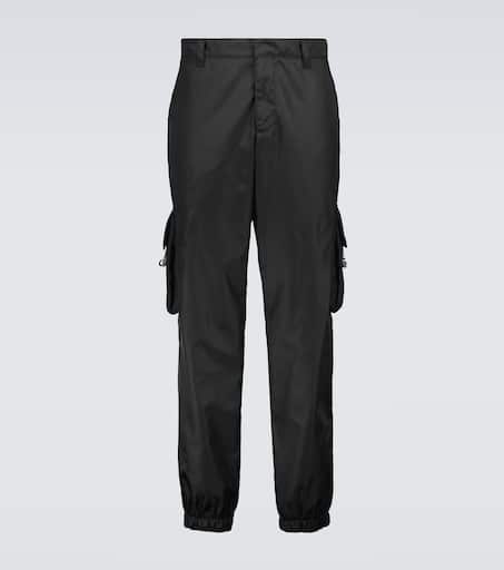 【関税込み】prada Nylon insert cargo joggers Prada Nylon Insert Cargo Joggers | italist