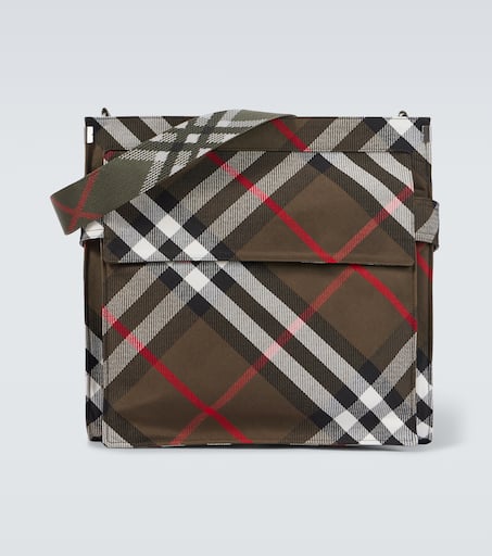 Burberry Check Medium tote bag in green - Burberry | Mytheresa