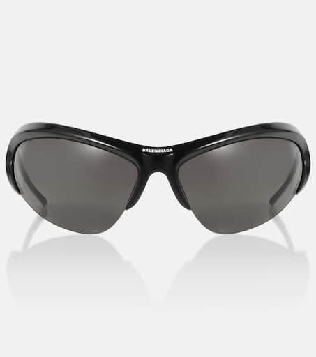 Wire cat-eye sunglasses in black - Balenciaga | Mytheresa