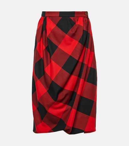 VIVIENNE WESTWOOD スカート 25 Drunken striped draped 1014805 P00905492.jpg
