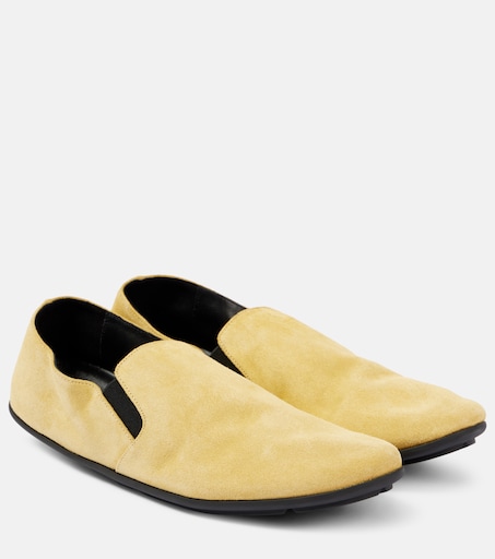The Row - Vincit suede loafers