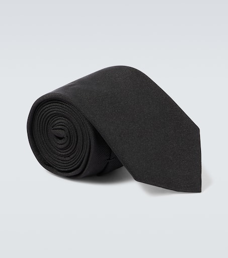 Silk tie in black - Prada | Mytheresa