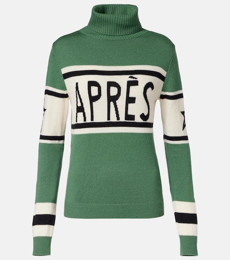 Schild wool turtleneck sweater in green - Perfect Moment | Mytheresa